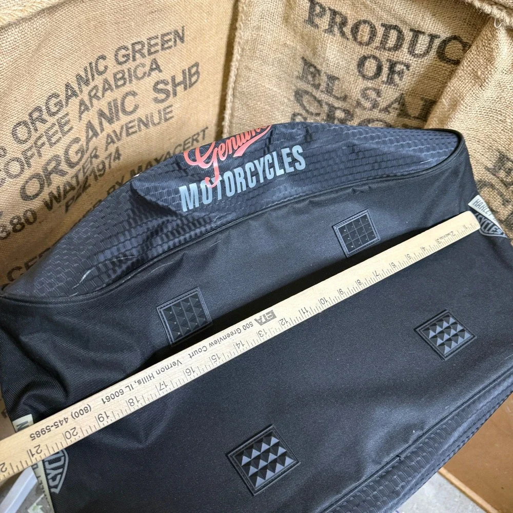 Harley Davidson Duffle Bag Unisex Large Black Excellent Crossbody Gym Travel Bag